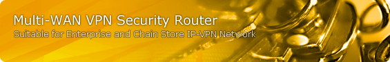 Multi-WAN VPN Security Router Multi-WAN VPN Security Router